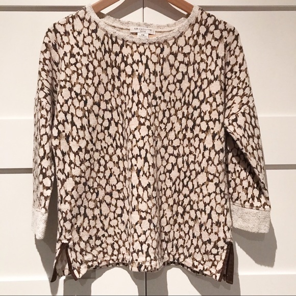 Liz Claiborne Tops - Liz Claiborne animal print 3/4 sleeve top